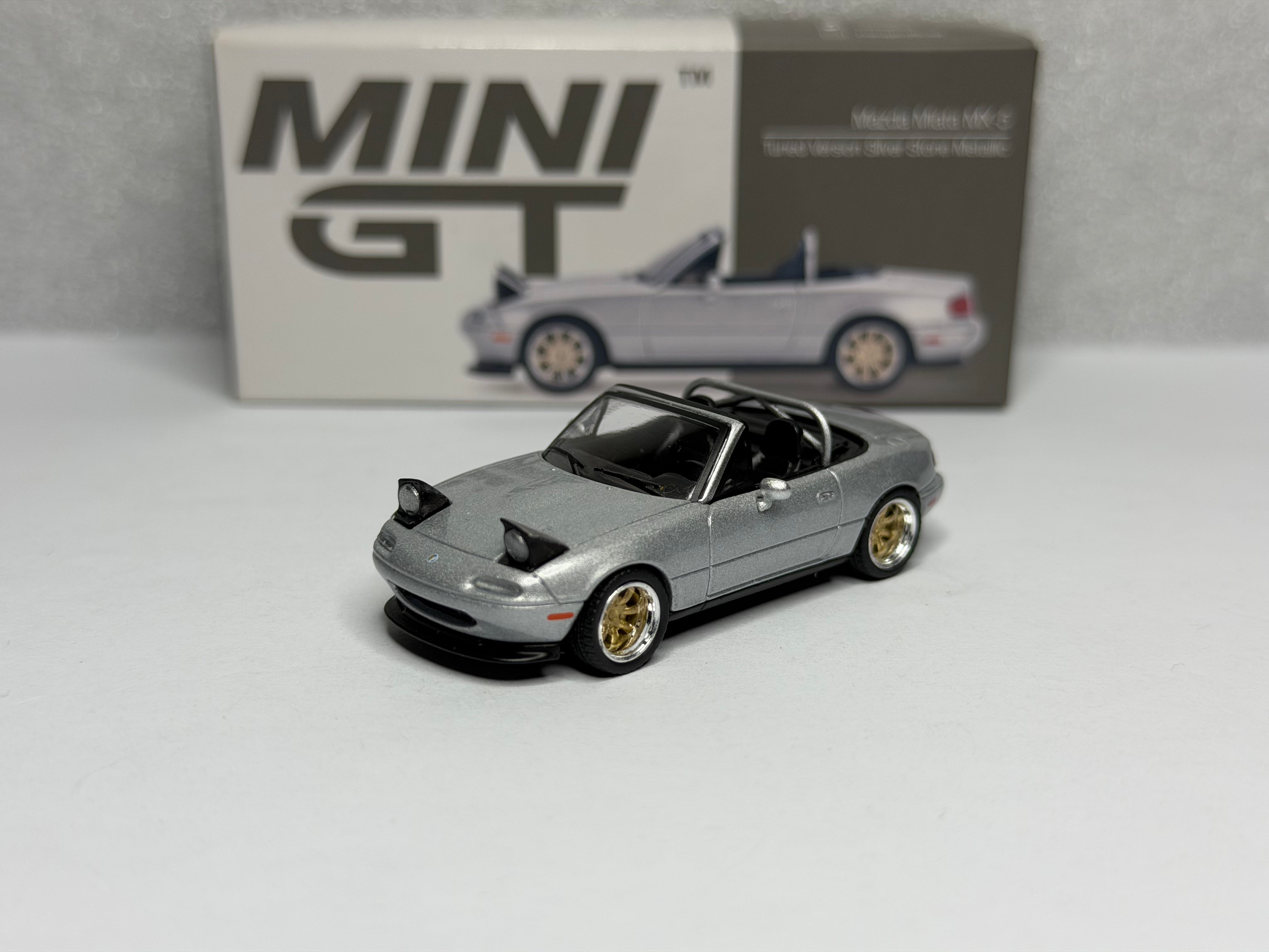 Mini GT 1:64 Mazda Miata MX-5 Tuned Version Silver | LMTF Diecast