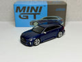 Mini GT 1:64 Audi RS6 Navarra Blue Metalic #186 Opened