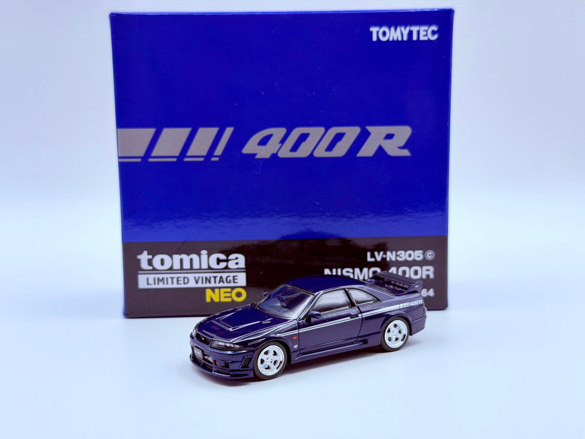 Tomica Limited Vintage 1:64 Nissan 400R Deep Marine Blue LV-N305c