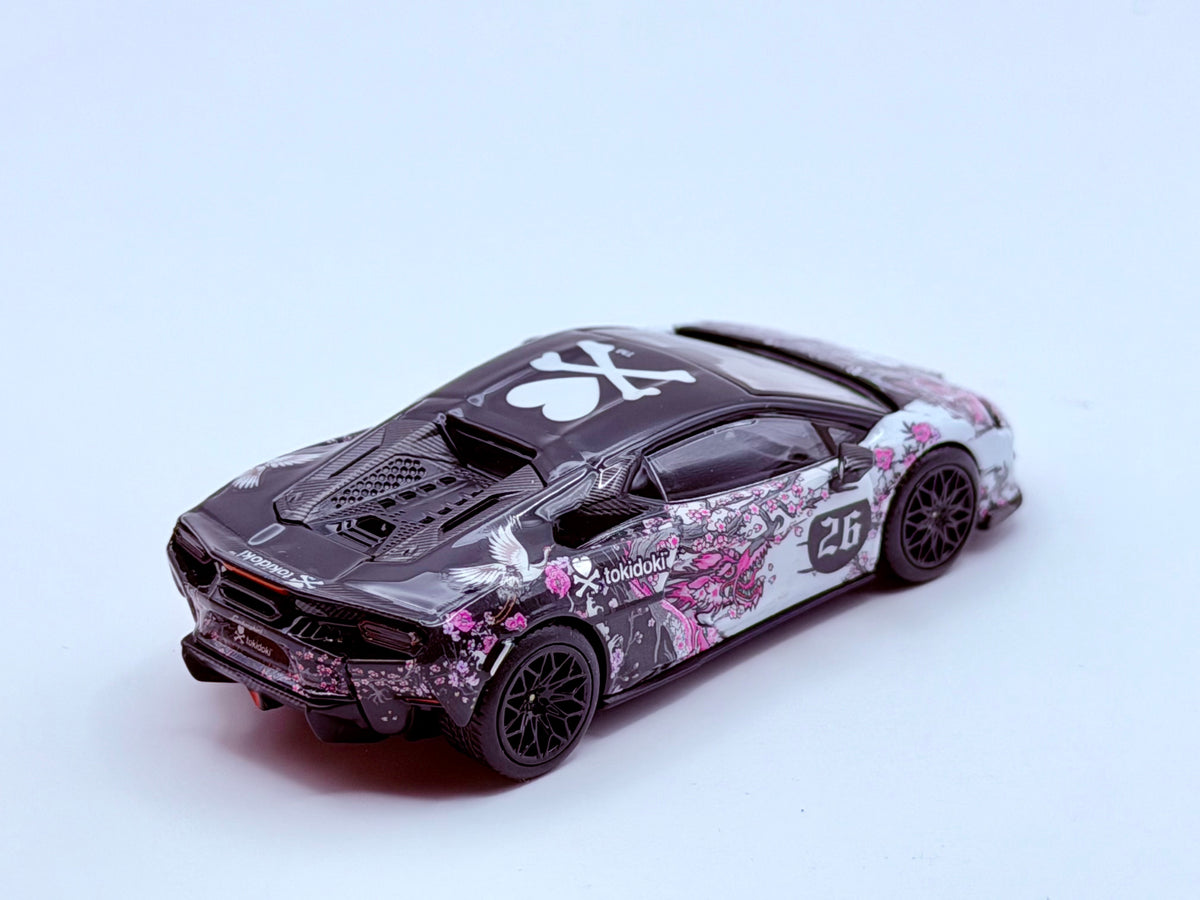 Trends Hobby x tokidoki 1:64 Lamborghini Temerario HK Toy Car Salon