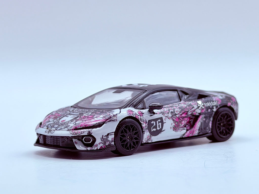 Trends Hobby x tokidoki 1:64 Lamborghini Temerario HK Toy Car Salon