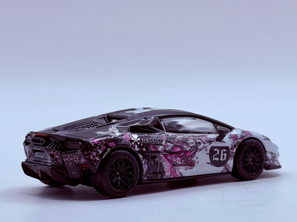 Trends Hobby x tokidoki 1:64 Lamborghini Temerario HK Toy Car Salon