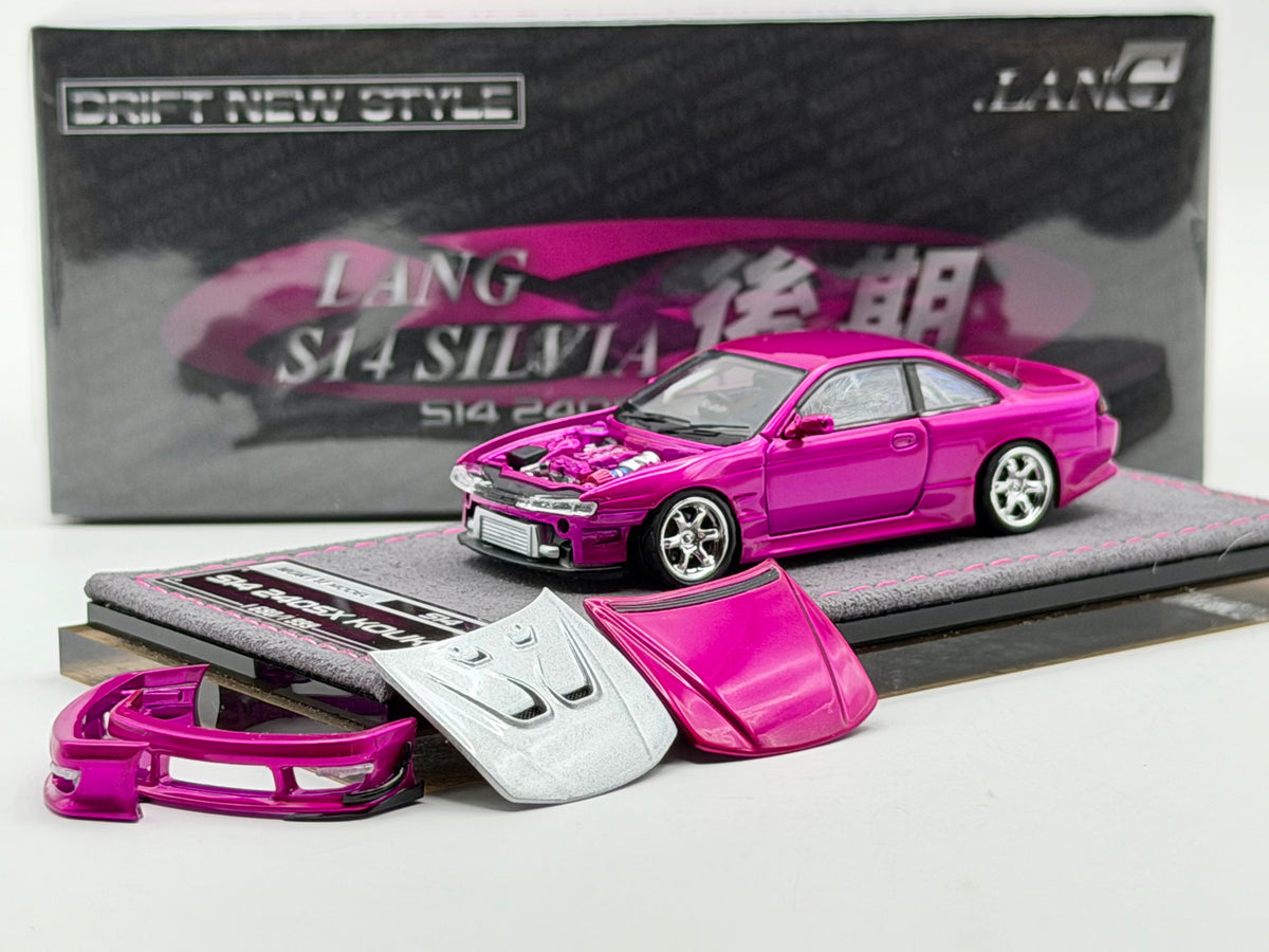 Mortal 1:64 Nissan 240SX S14 Kouki Flashy Pink