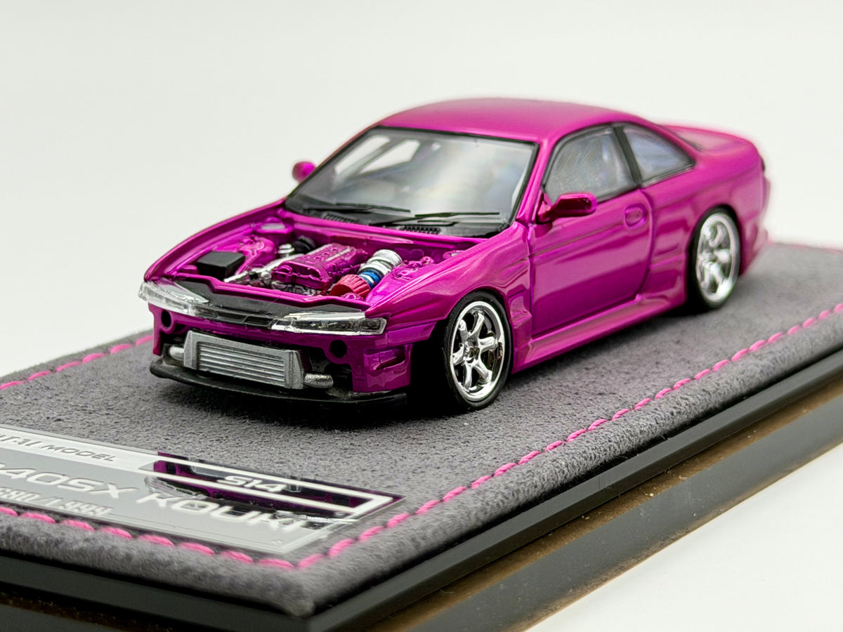 Mortal 1:64 Nissan 240SX S14 Kouki Flashy Pink