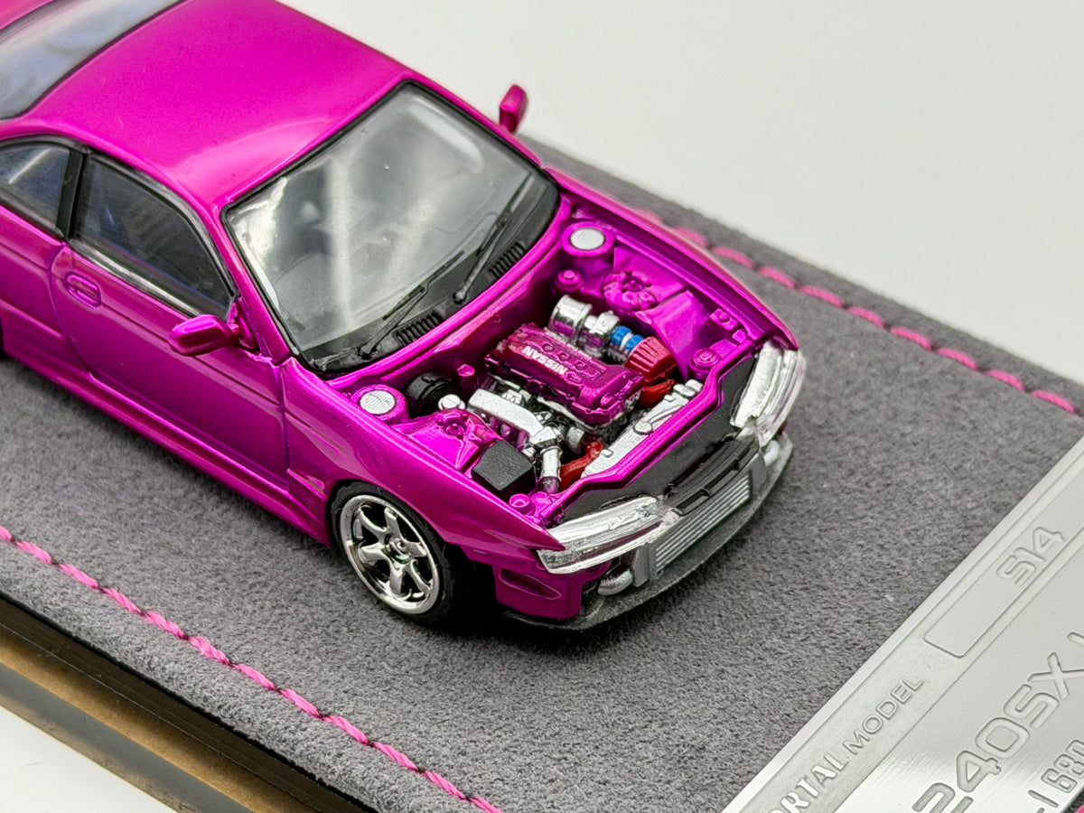 Mortal 1:64 Nissan 240SX S14 Kouki Flashy Pink