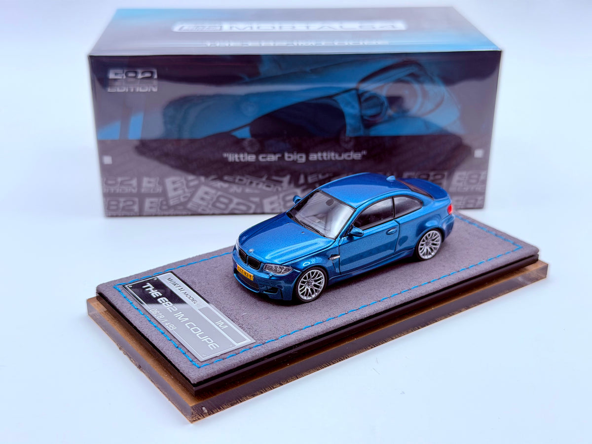Mortal 1:64 BMW 1M E82 Coupe Long Beach Blue