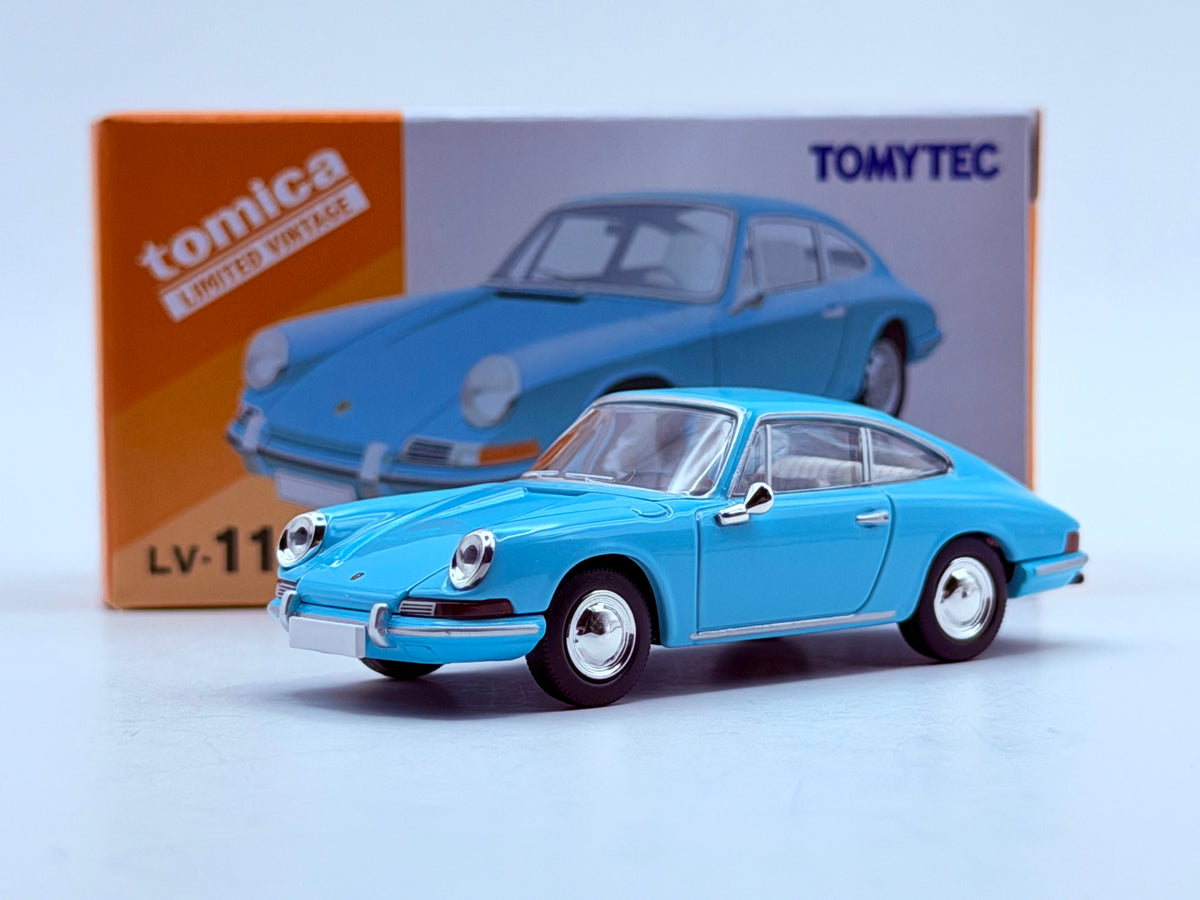 Tomica Limited Vintage 1:64 Porsche 911 (Light Blue) '65 LV-110c