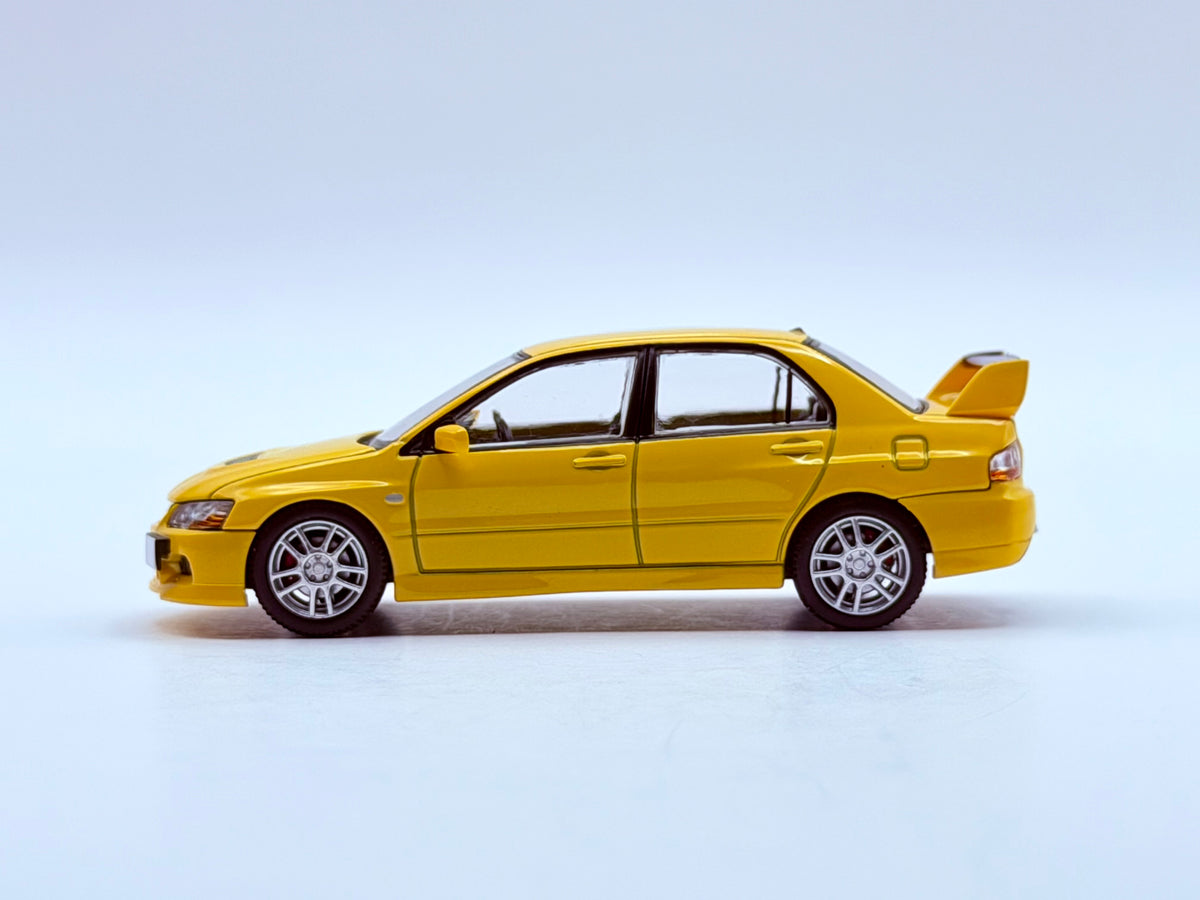 Tomica Limited Vintage 1:64 Mitsubishi Lancer Evolution IX GSR (Yellow) 2005 LV-N376a
