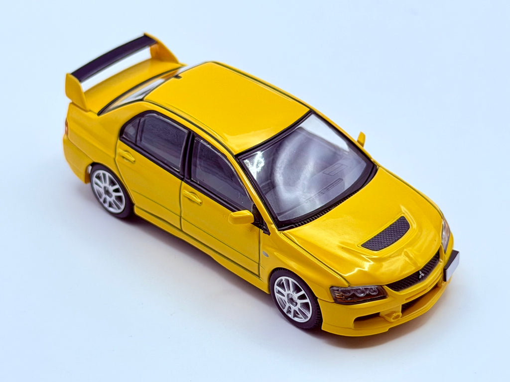 Tomica Limited Vintage 1:64 Mitsubishi Lancer Evolution IX GSR (Yellow) 2005 LV-N376a