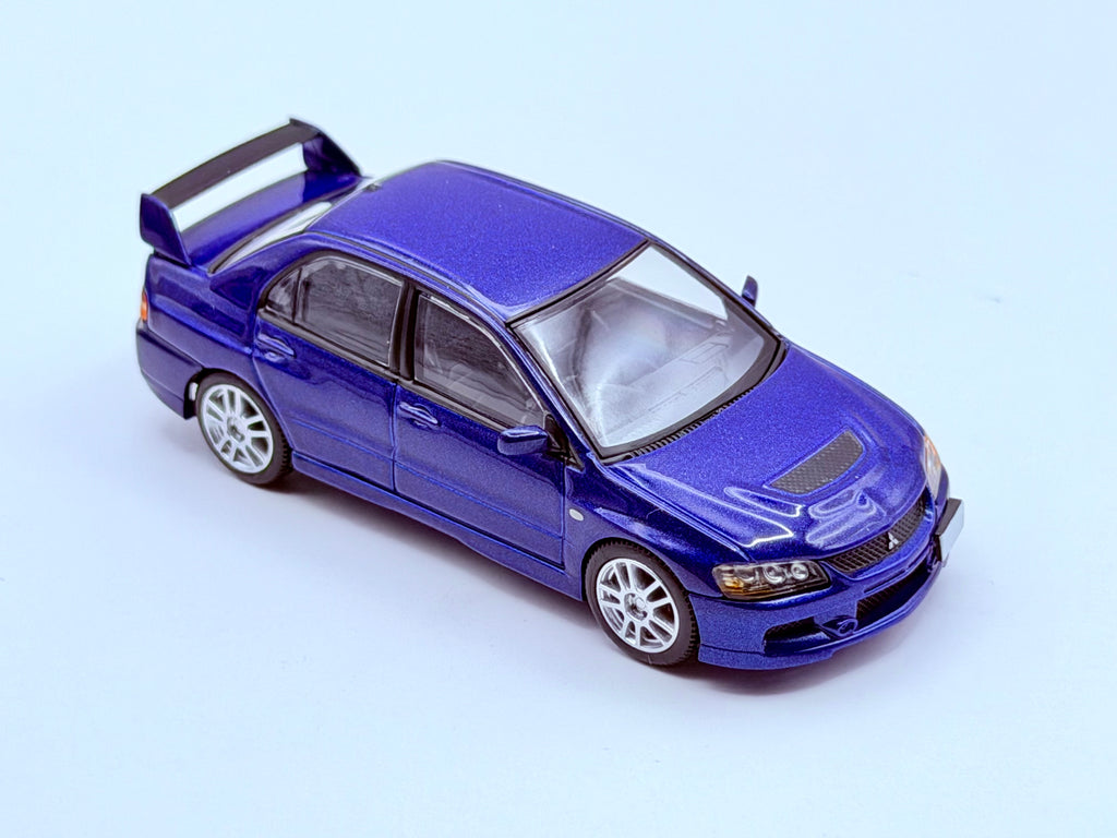 Tomica Limited Vintage 1:64 Mitsubishi Lancer Evolution IX GSR (Blue) 2005 LV-N376b