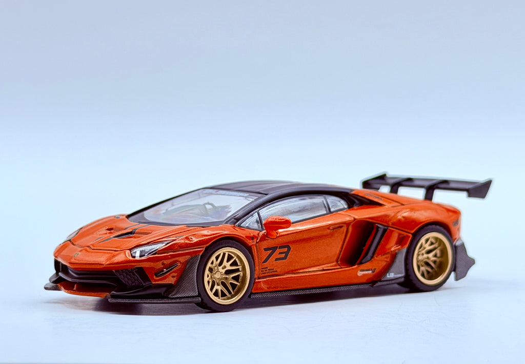 Mini GT 1:64 LB WORKS Lamborghini Aventador Orange  #1133