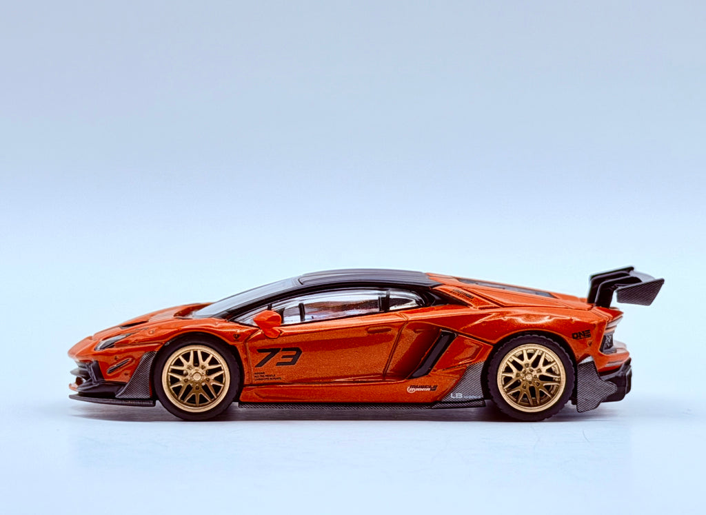 Mini GT 1:64 LB WORKS Lamborghini Aventador Orange  #1133