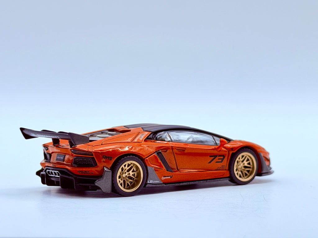 Mini GT 1:64 LB WORKS Lamborghini Aventador Orange  #1133