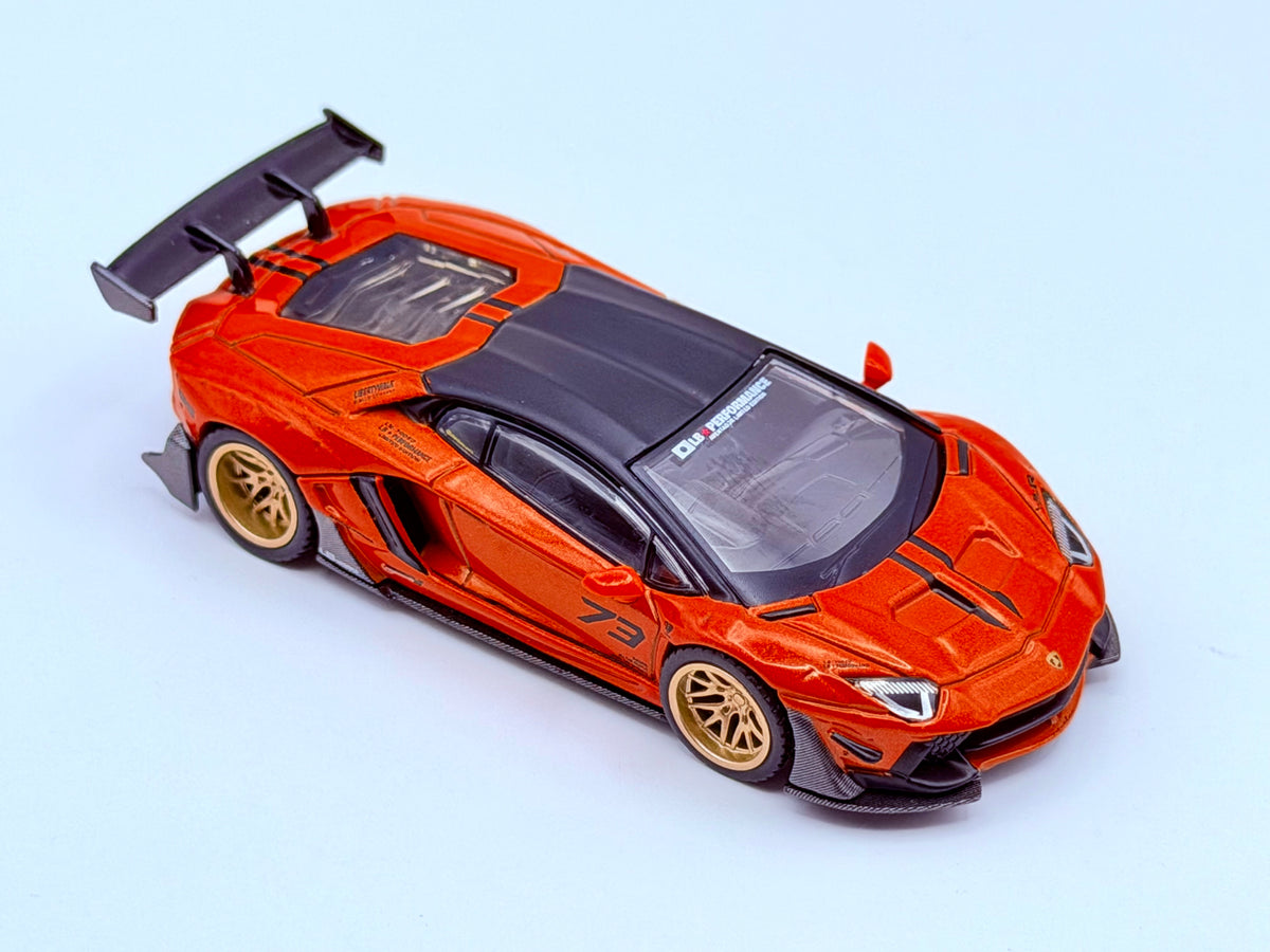 Mini GT 1:64 LB WORKS Lamborghini Aventador Orange  #1133