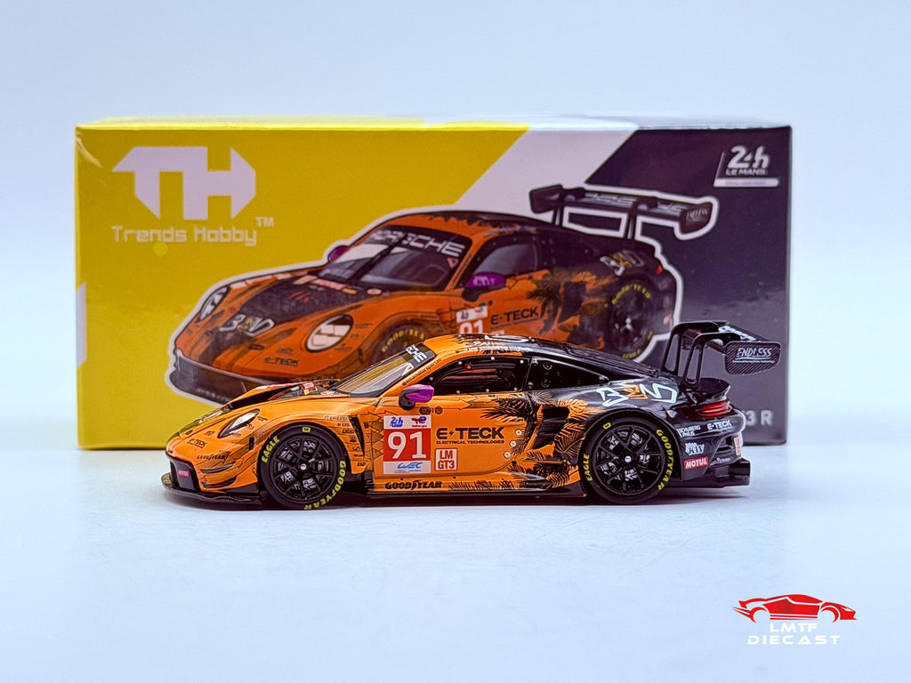 Trends Hobby 1:64 Porsche 911 GT3 R EMA Motorsport-2024 LeMans 24H LMGT3 Winner #91