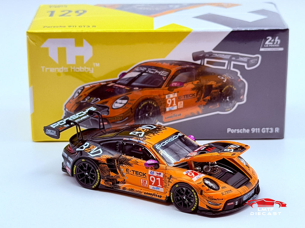 Trends Hobby 1:64 Porsche 911 GT3 R EMA Motorsport-2024 LeMans 24H LMGT3 Winner #91