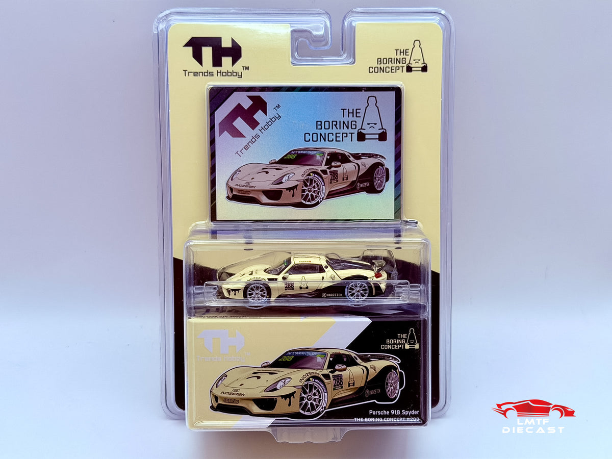 Trends Hobby 1:64 Porsche 918 Spyder The Boring Concept #288 APAxpo Exclusive