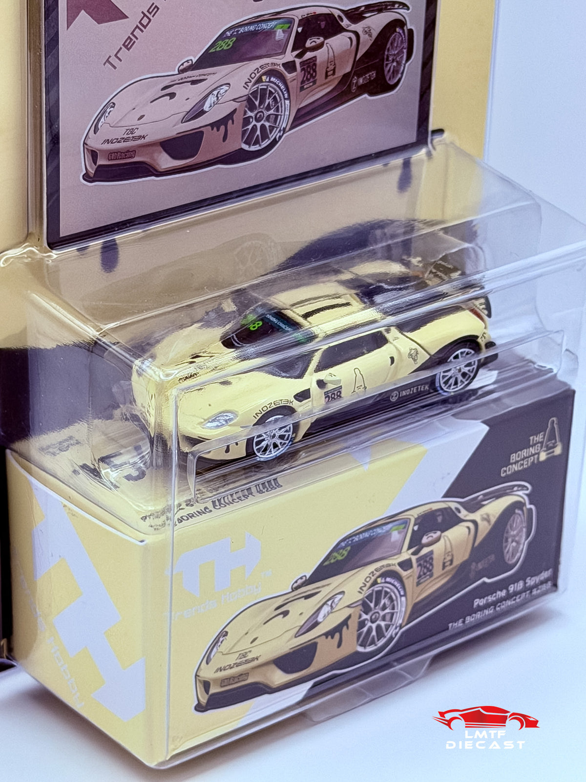 Trends Hobby 1:64 Porsche 918 Spyder The Boring Concept #288 APAxpo Exclusive