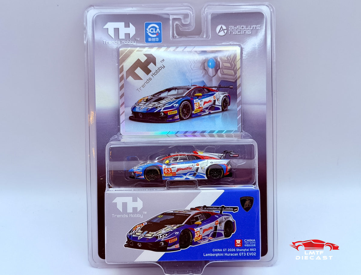 Trends Hobby 1:64 Lamborghini Huracán GT3 EVO2- Ultraman Zero Full Race Version CTE Exclusive