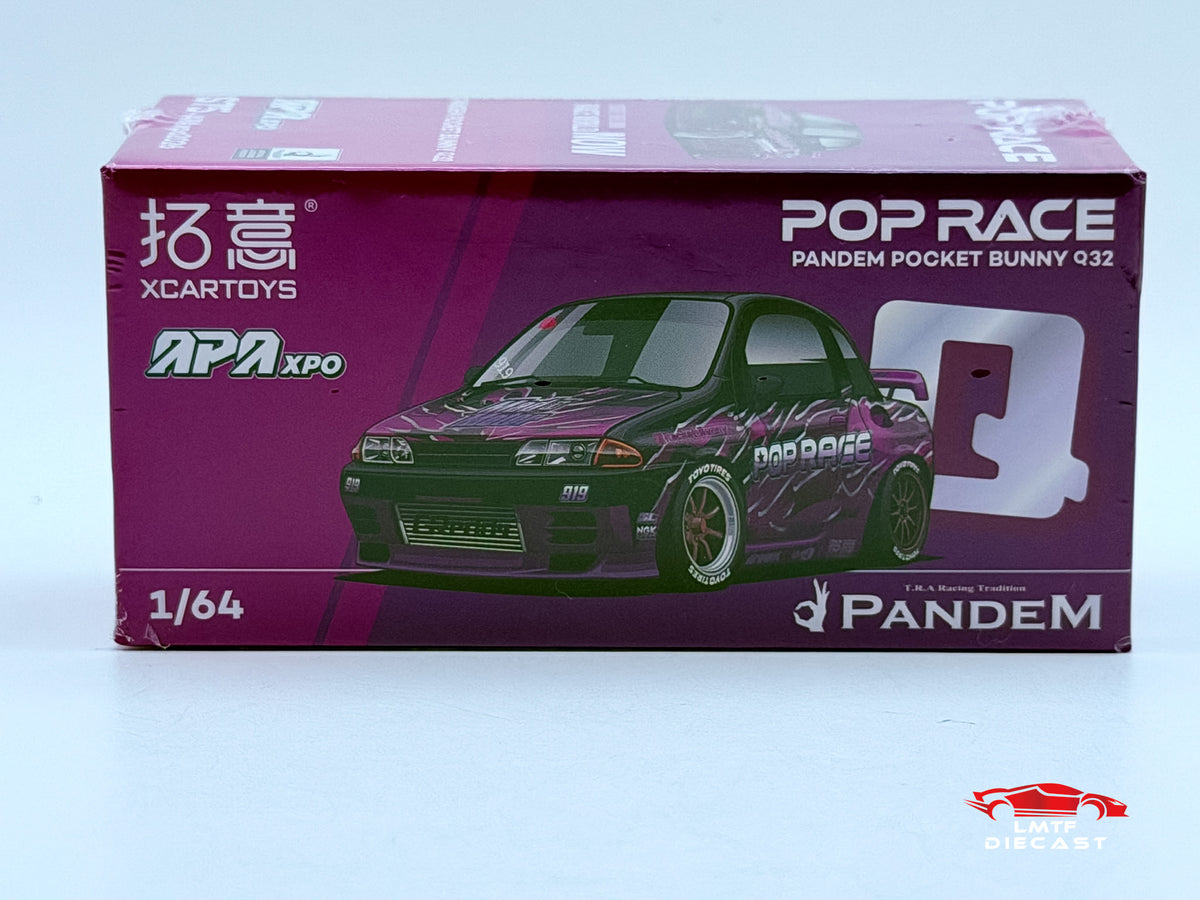 Pop Race x XcarToys 1:64 Pandem Rocket Bunny QR32 APAxpo Exclusive