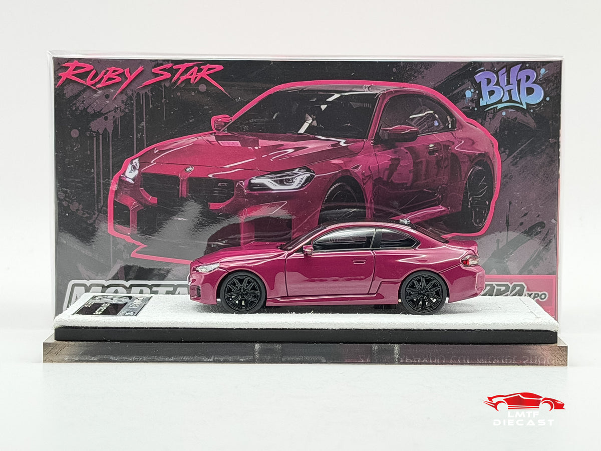 Mortal Model x BHB 1:64 BMW M2 G87 Ruby Star APAxpo Exclusive