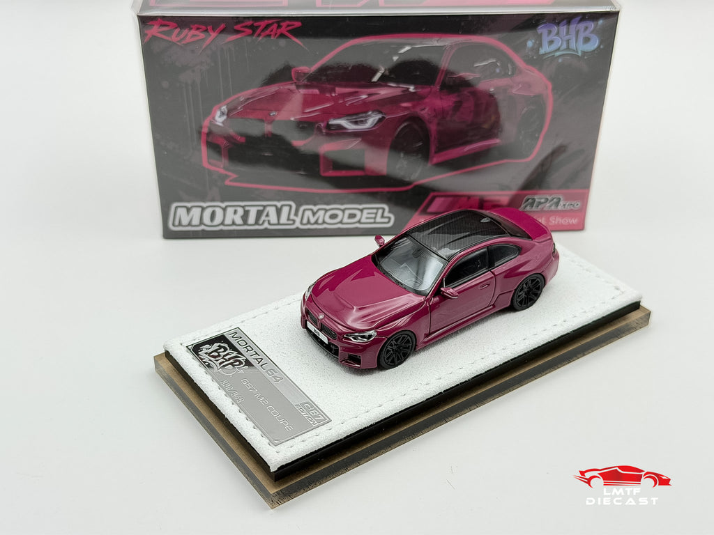 Mortal Model x BHB 1:64 BMW M2 G87 Ruby Star APAxpo Exclusive