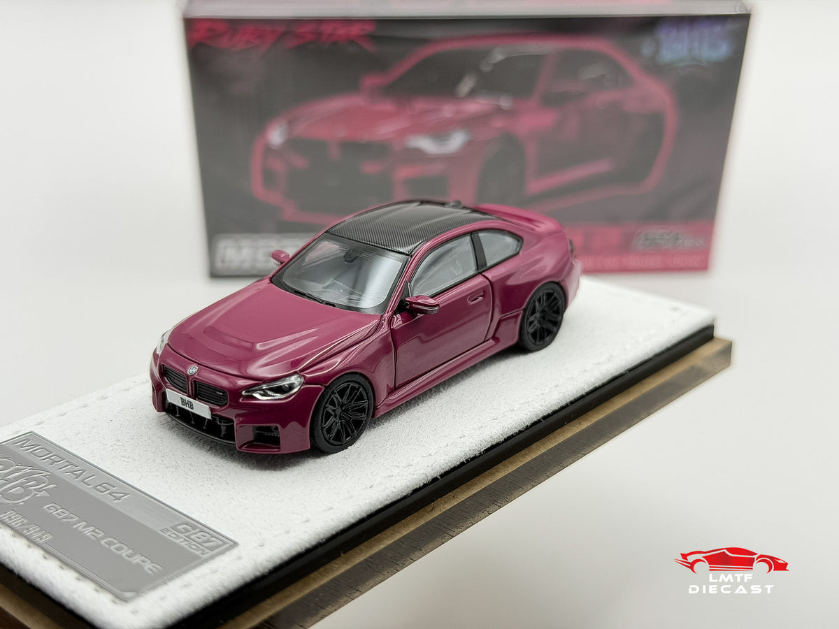 Mortal Model x BHB 1:64 BMW M2 G87 Ruby Star APAxpo Exclusive