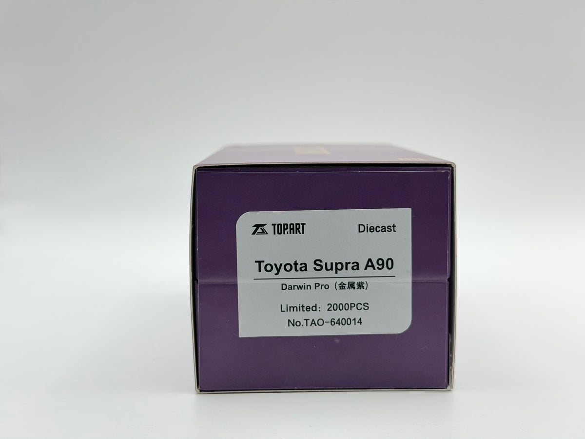 Top Art 1:64 Toyota Supra A90 DarwinPro Metallic Purple Full-open