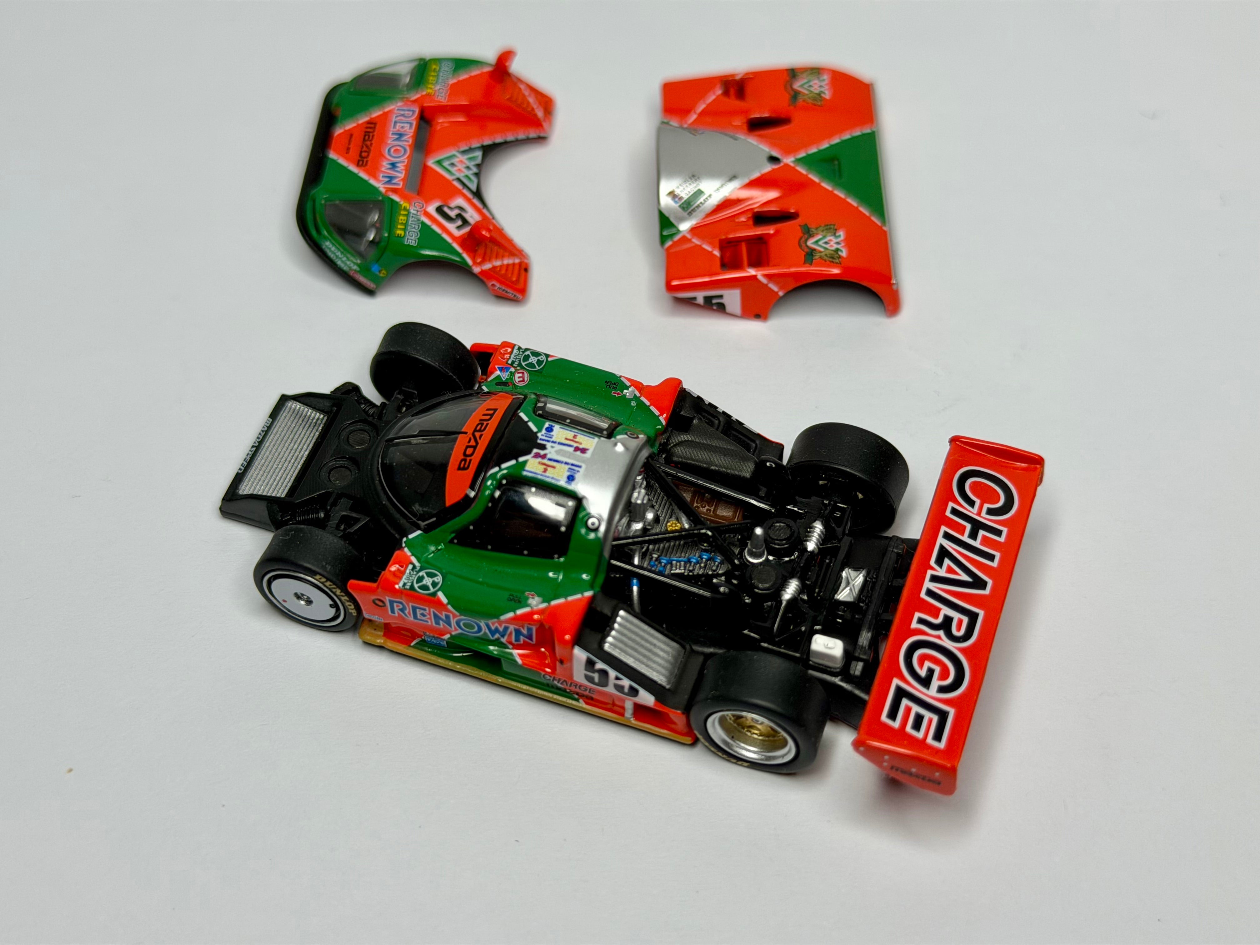 Pop Race 1:64 Mazda 787B 1991 Le Mans 24H Winner #55 Xcartoy