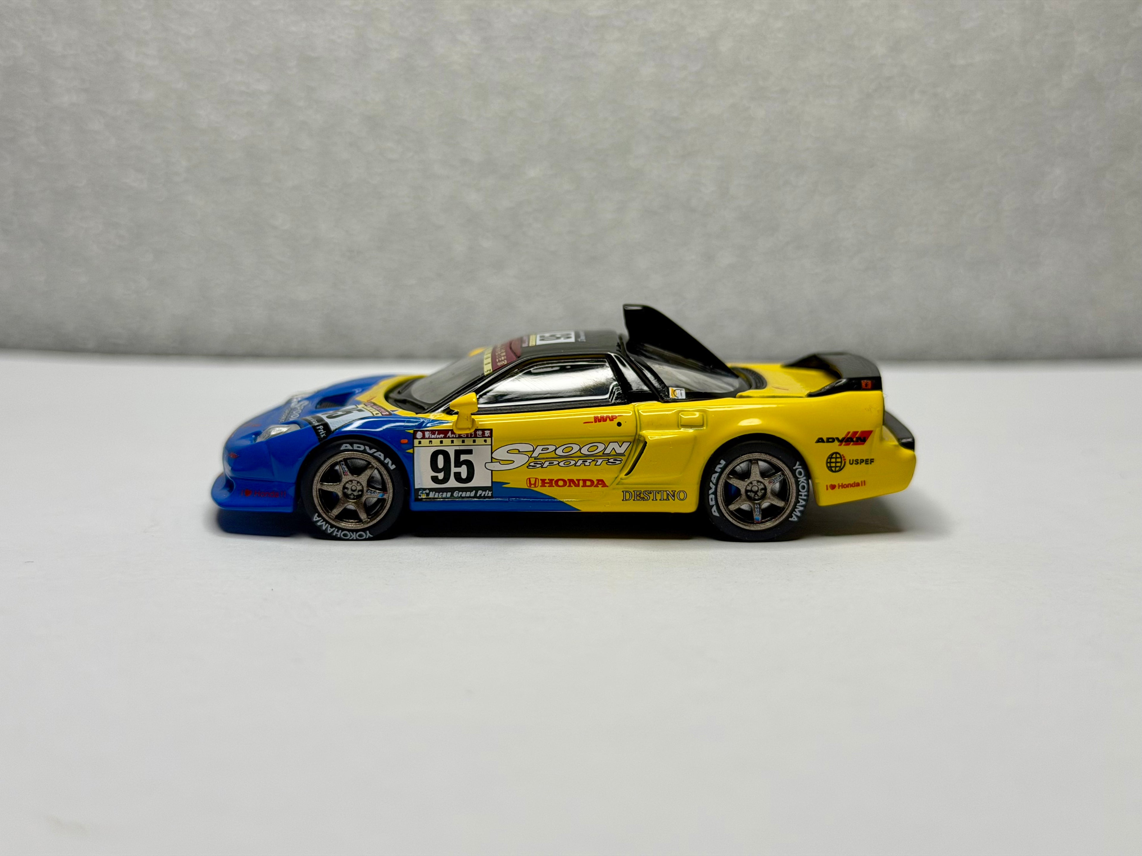 Pop Race 1/64 Honda NSX-R GT Spoon Macau GP Tokyo Auto Salon 2025 Hong Kong