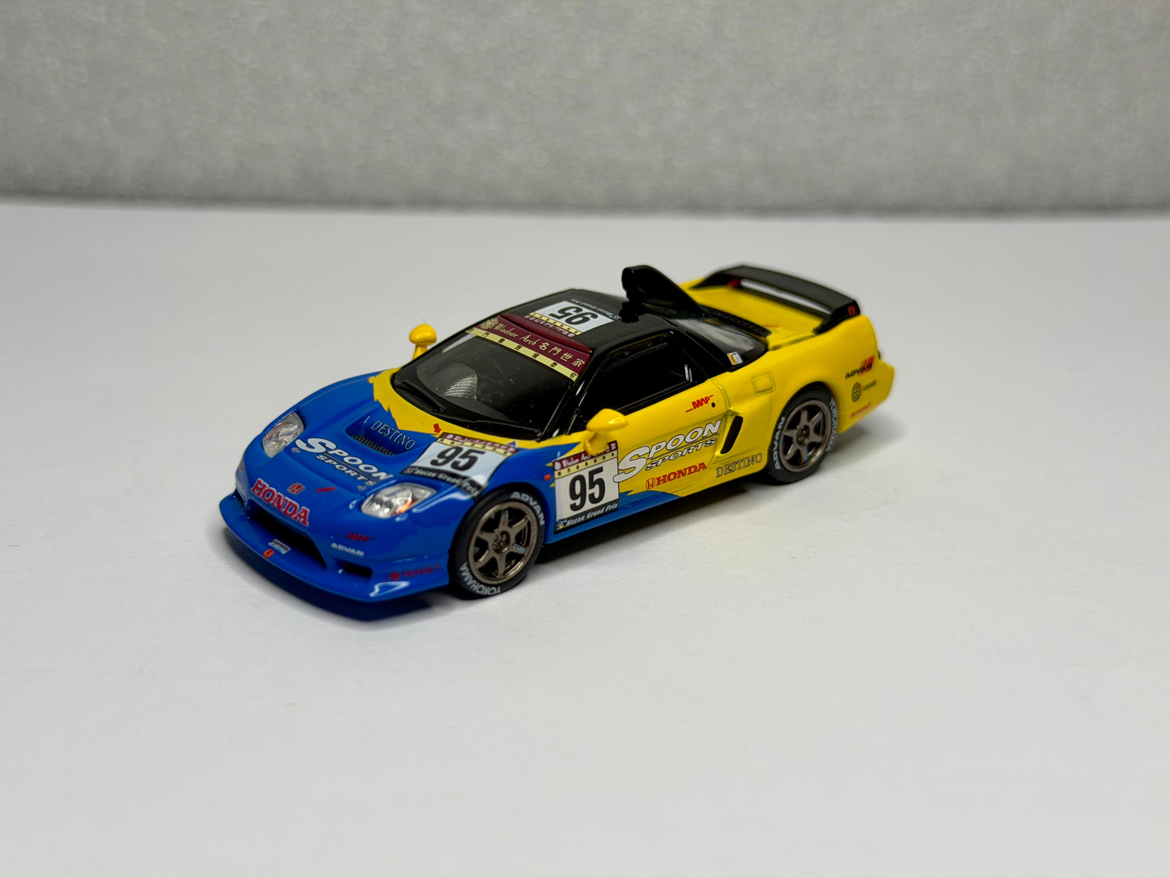 Pop Race 1/64 Honda NSX-R GT Spoon Macau GP Tokyo Auto Salon 2025 Hong Kong
