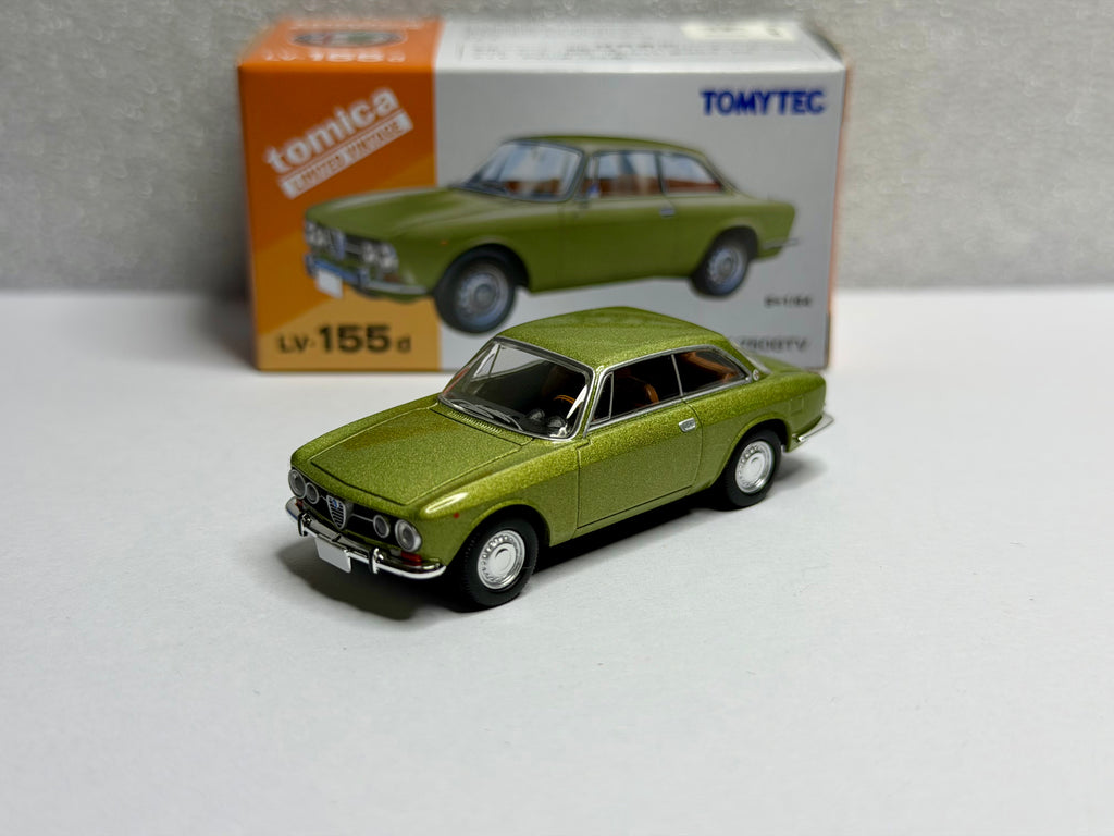 Tomica Limited Vintage 1:64 Alfa Romeo 750 GTV Green Metallic LV-155d