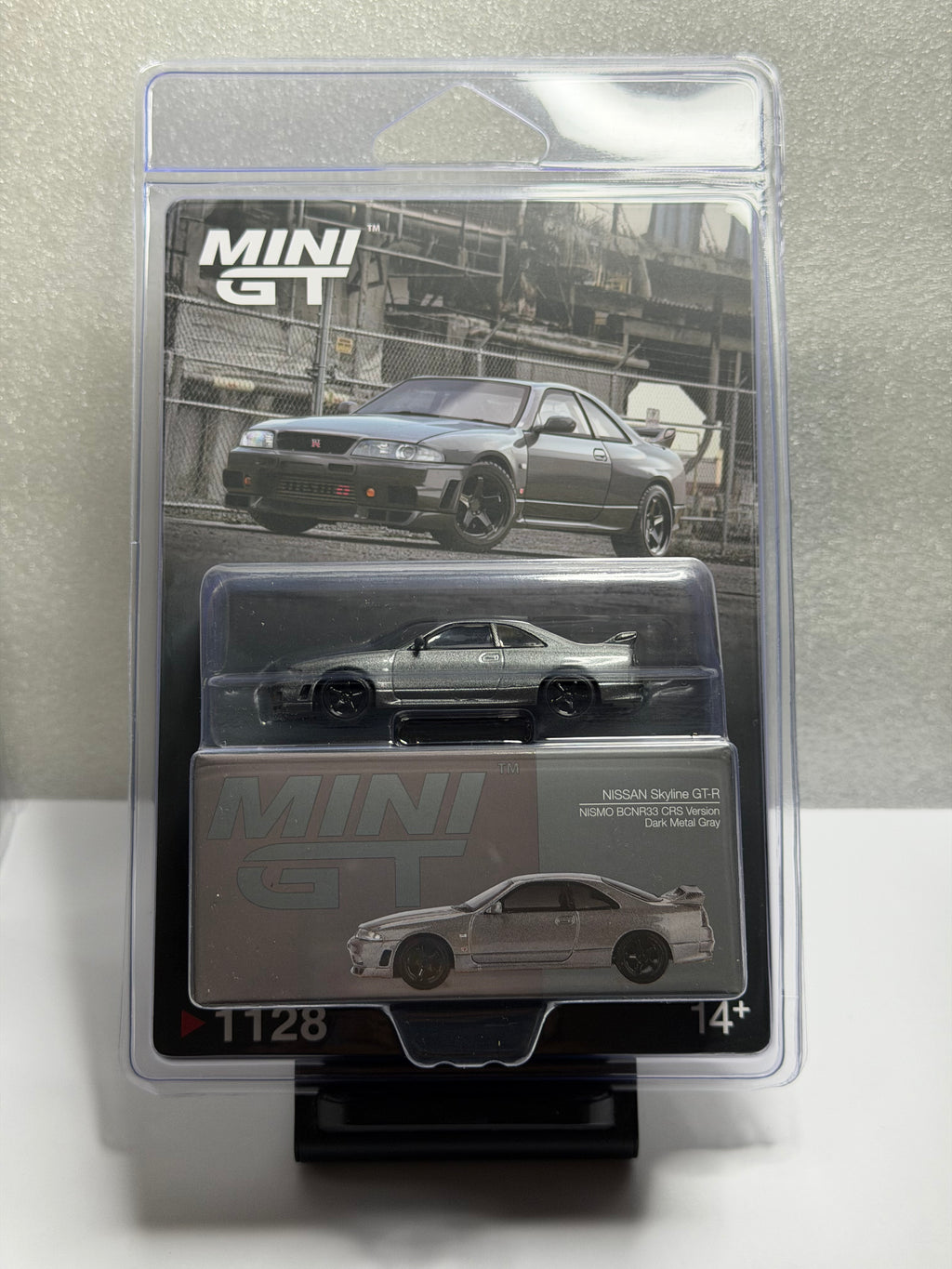 Mini GT 1:64 NISSAN Skyline GT-R Dark Metal Gray (NISMO BCNR33 CRS Version) #1126