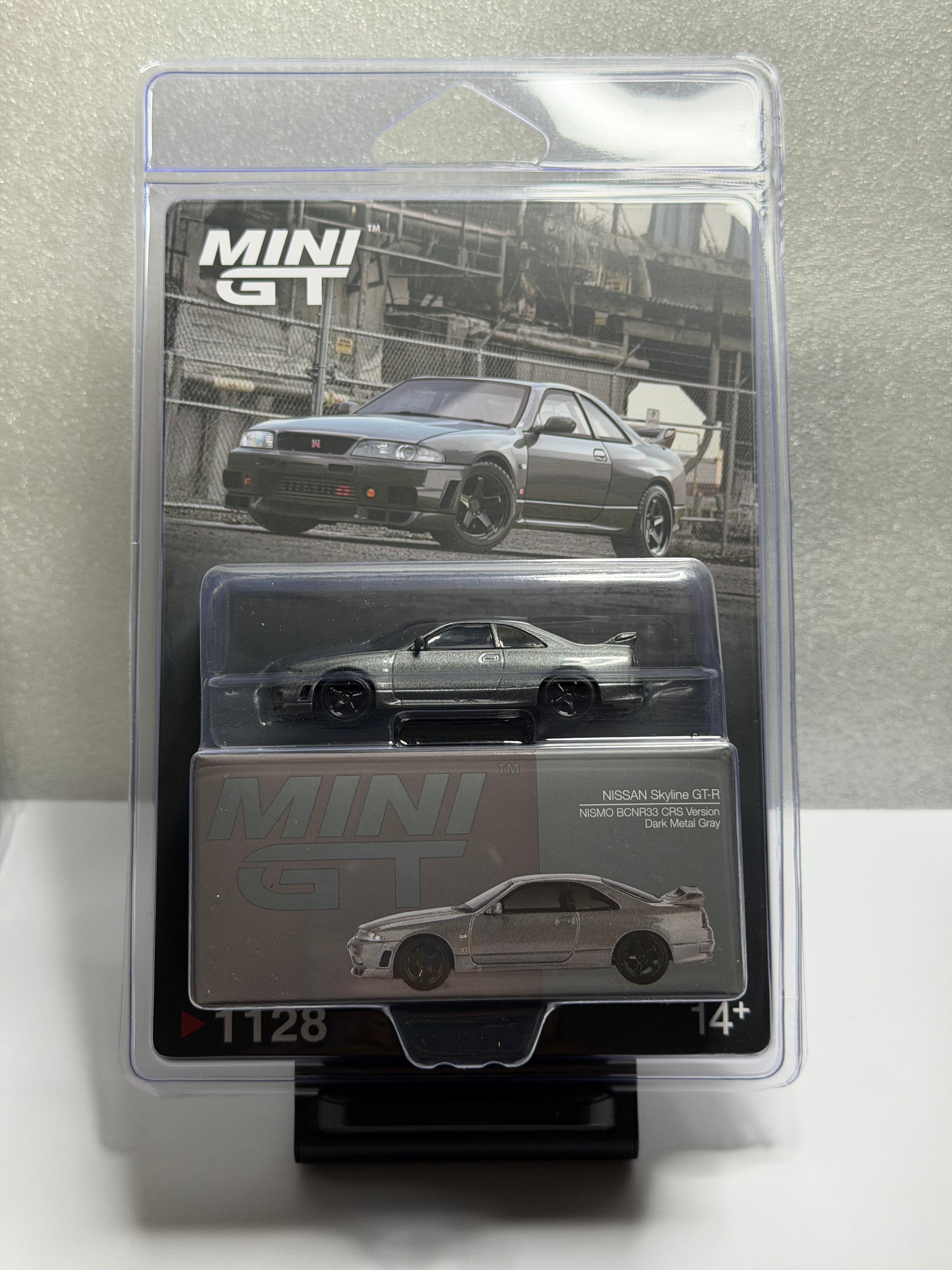 Mini GT 1:64 NISSAN Skyline GT-R Dark Metal Gray (NISMO BCNR33 CRS Version) #1126