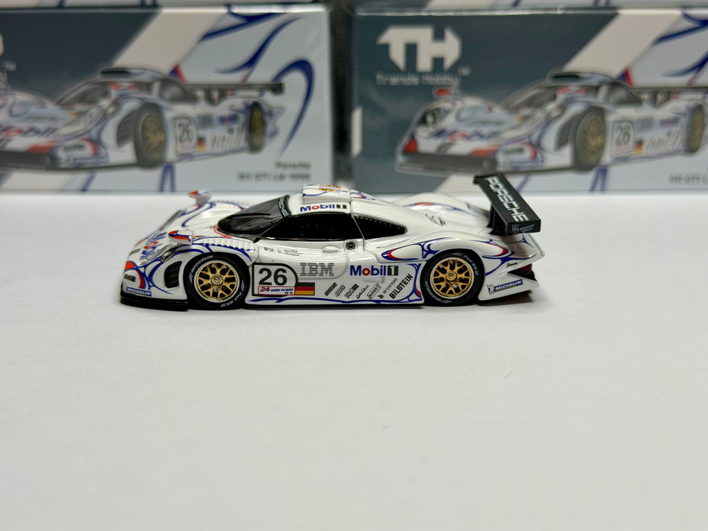Trends Hobby 1:64 Porsche 911 GT1 LM 1998 White #26 Mobil Champion 241085(B)