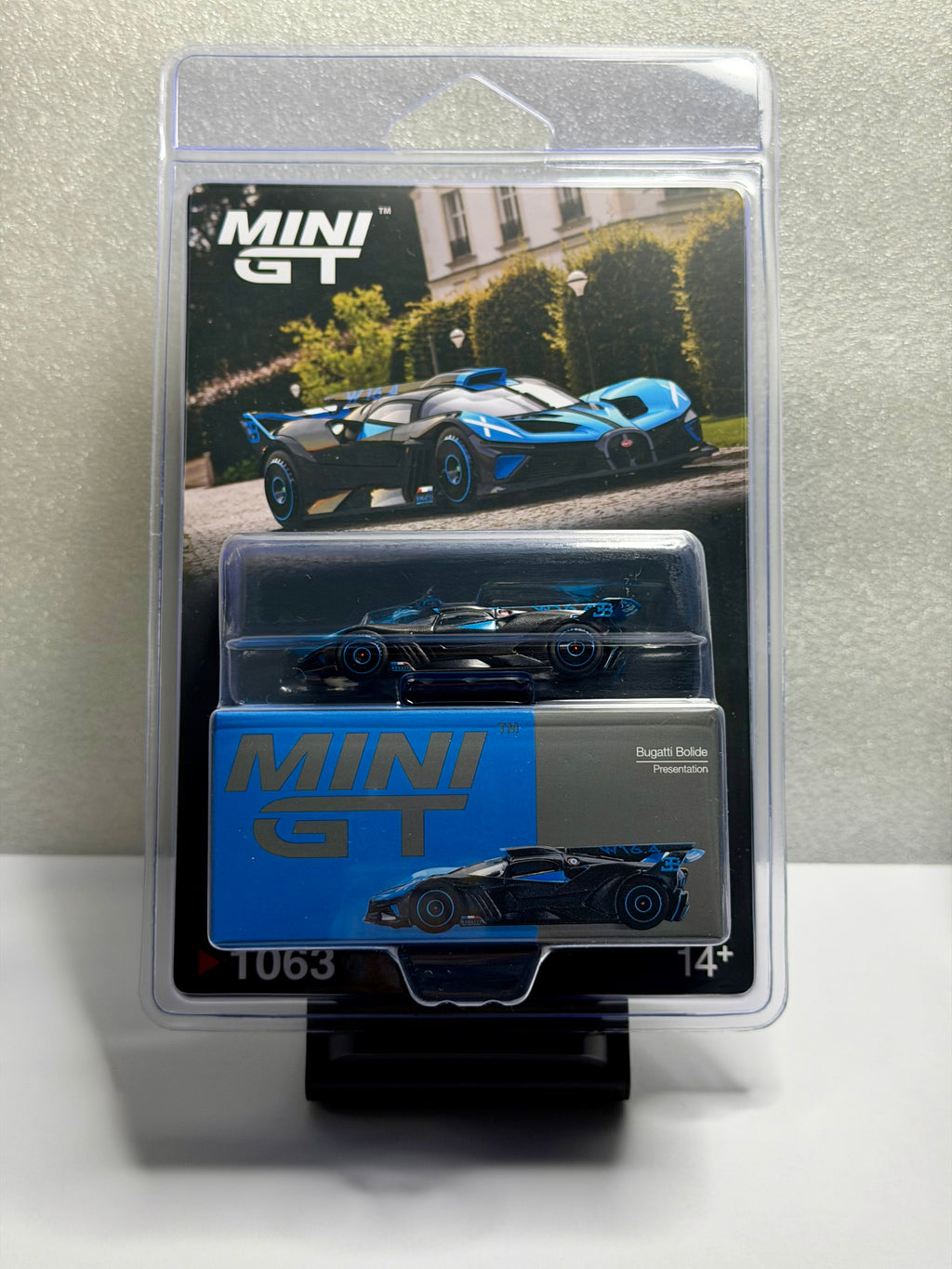 Mini GT 1:64 Bugatti Bolide Presentation #1063