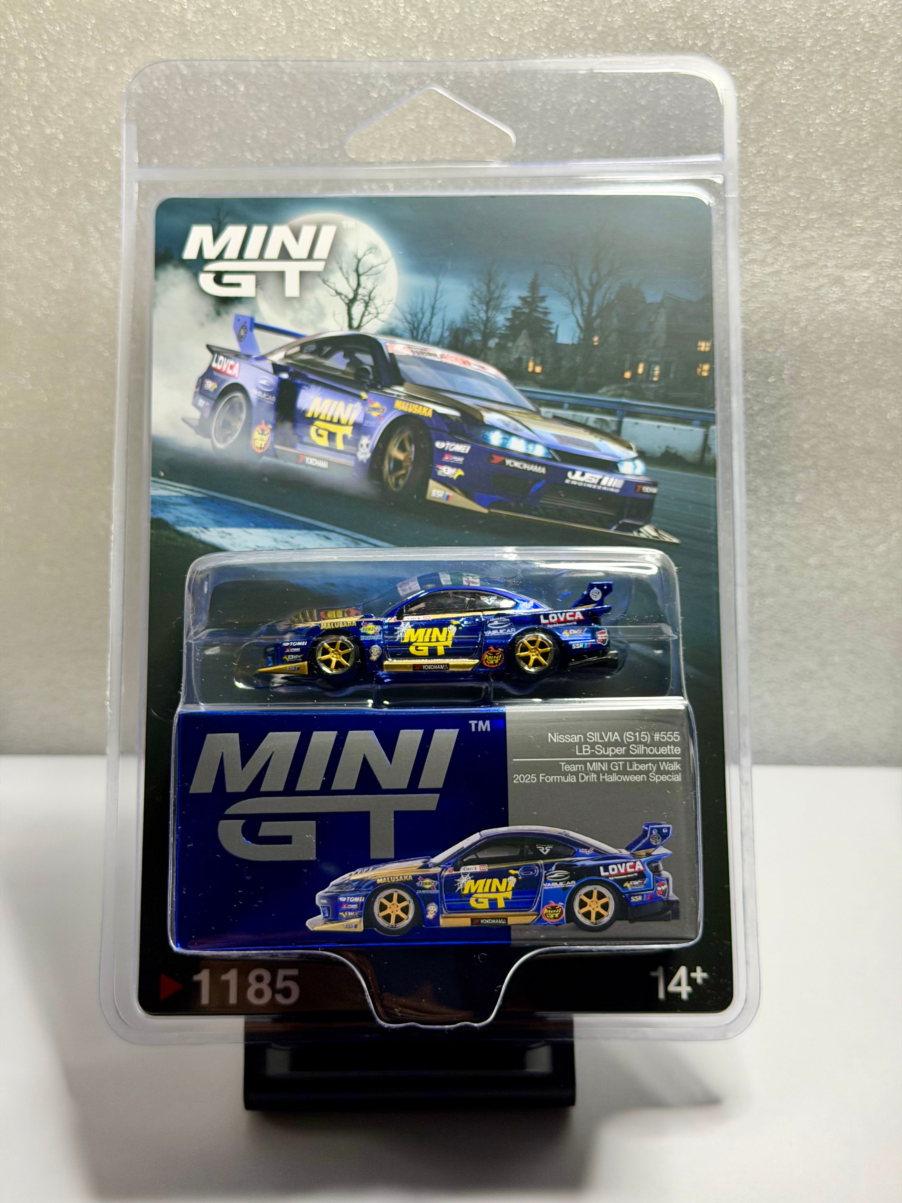 Mini GT 1:64 Nissan LB-Super Silhouette S15 SILVIA #555 Halloween Special #1185