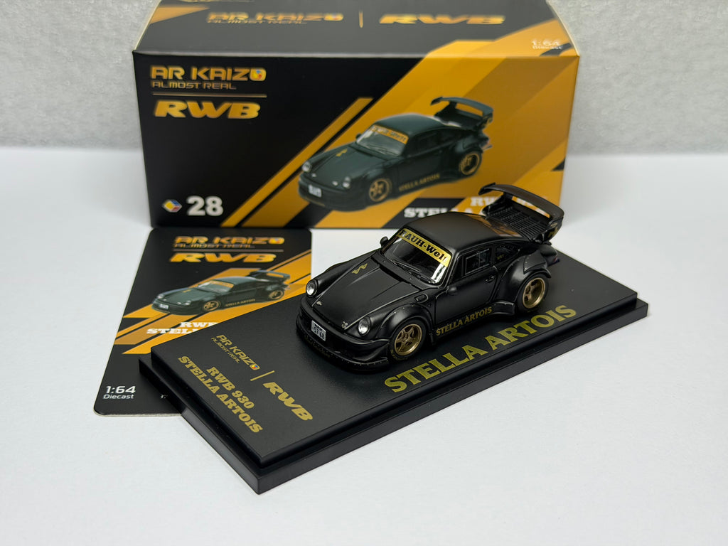 Almost Real 1:64 KAIZO RWB 930 Stella Artois 2026 Hobby Expo China Beijing Special Edition – Matte Black