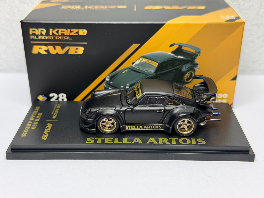 Almost Real 1:64 KAIZO RWB 930 Stella Artois 2026 Hobby Expo China Beijing Special Edition – Matte Black