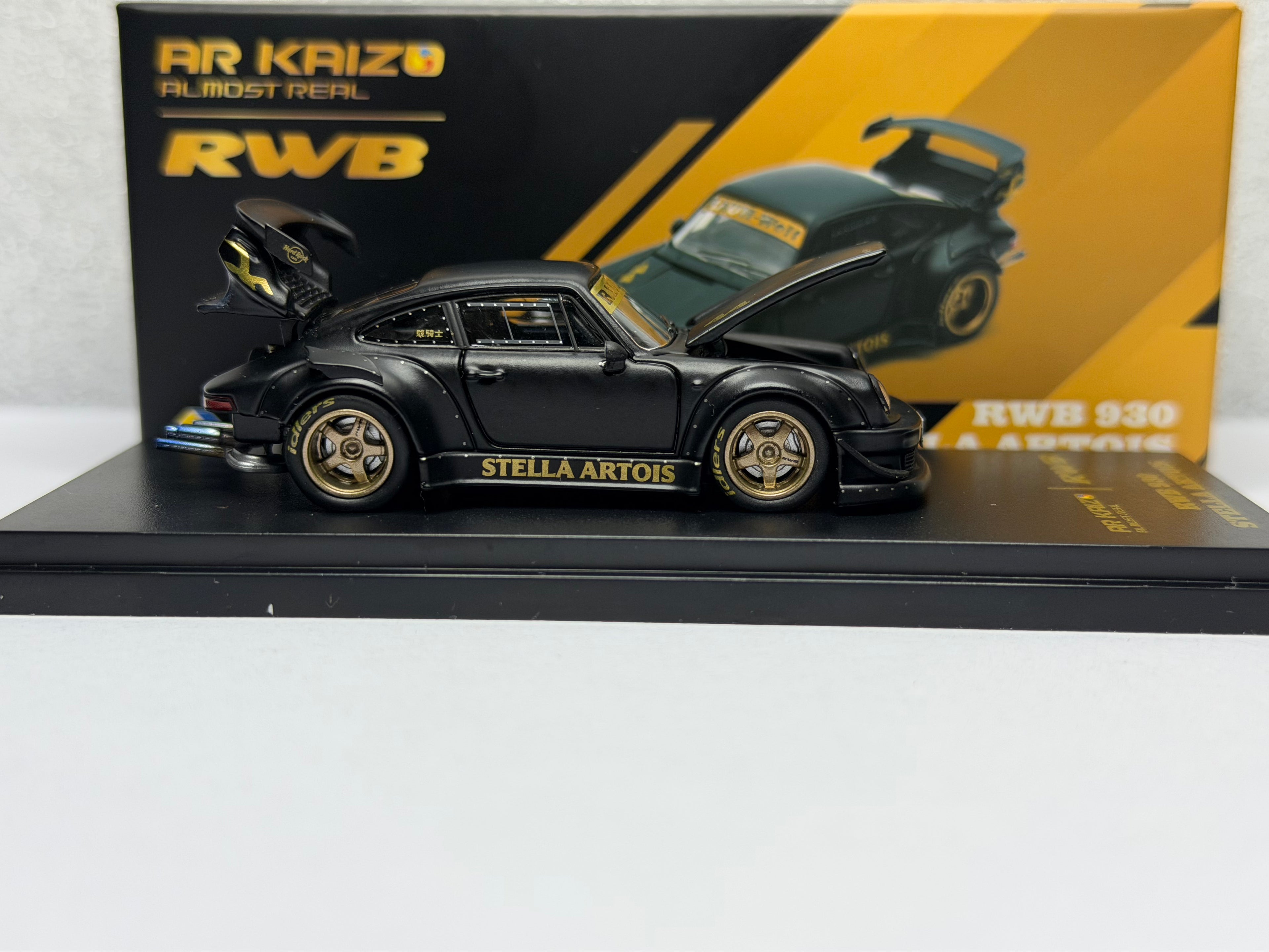 Almost Real 1:64 KAIZO RWB 930 Stella Artois 2026 Hobby Expo China Beijing Special Edition – Matte Black