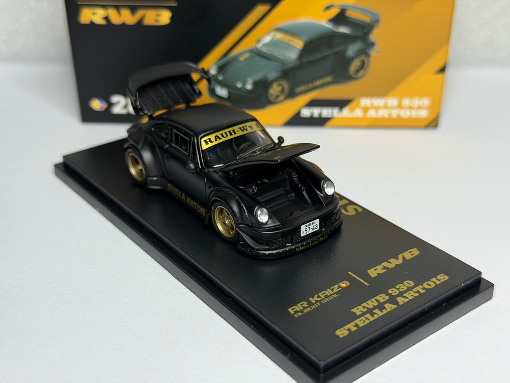 Almost Real 1:64 KAIZO RWB 930 Stella Artois 2026 Hobby Expo China Beijing Special Edition – Matte Black