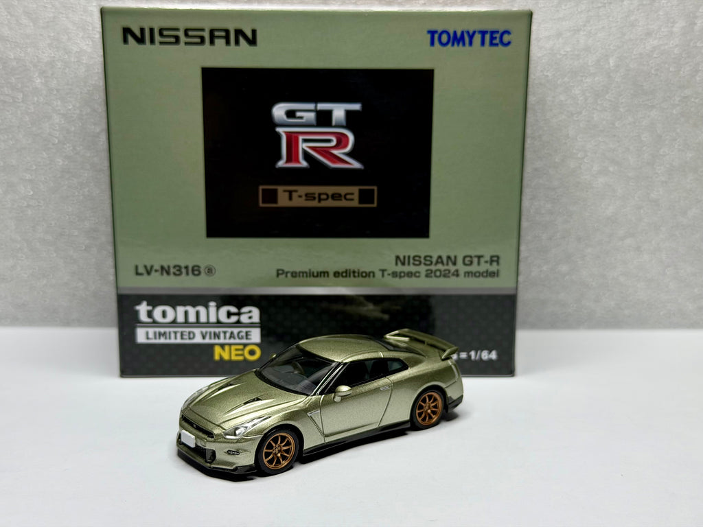 トミカリミテッドヴィンテージ 1/64 日産 GT-R T-Spec 2024 ミレニアムジェイド LV-N316a