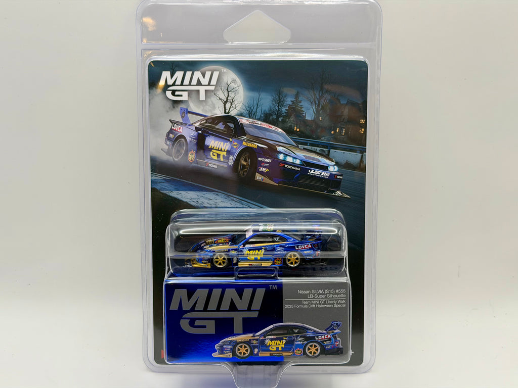Mini GT 1:64 Nissan LB-Super Silhouette S15 SILVIA #555 Halloween Special #1185