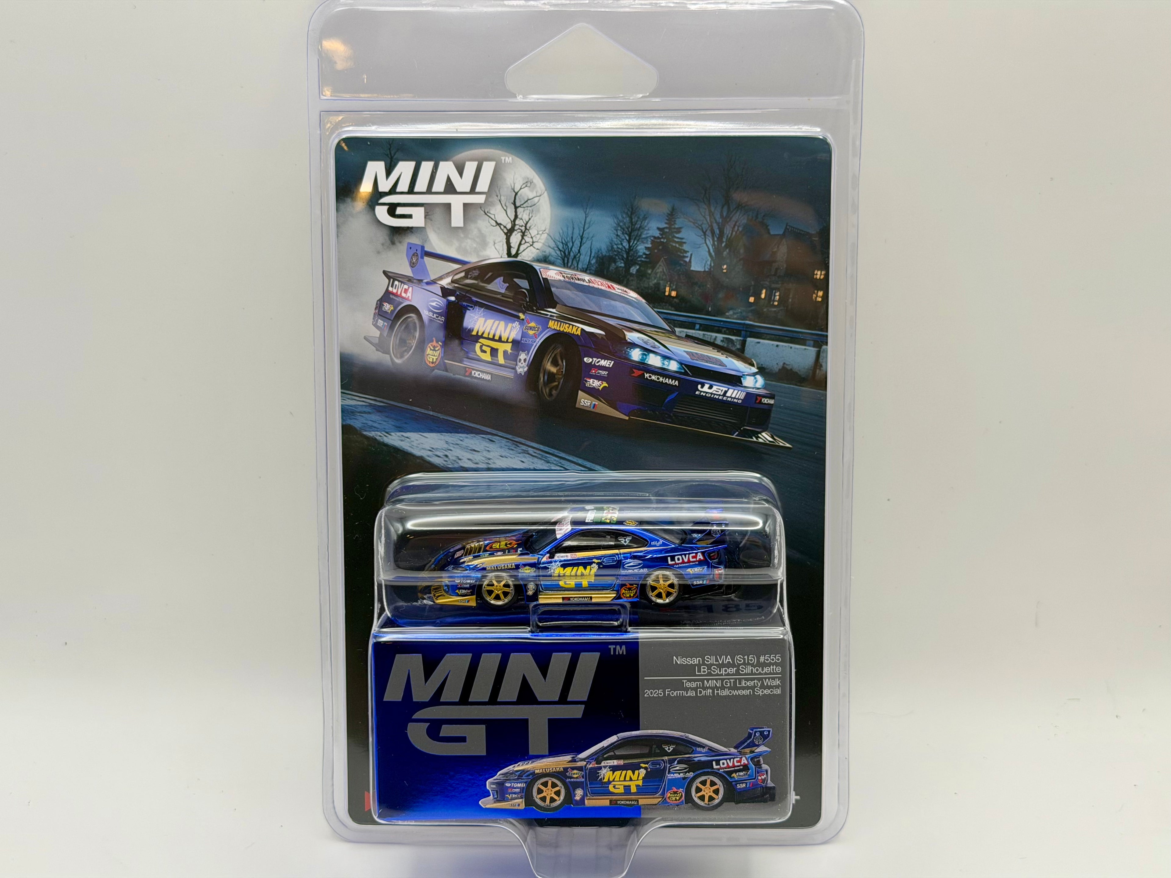 Mini GT 1:64 Nissan LB-Super Silhouette S15 SILVIA #555 Halloween Special #1185