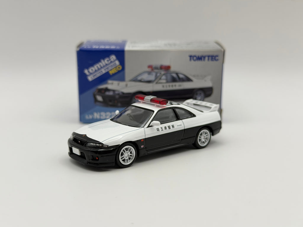 トミカリミテッドヴィンテージネオ 1/64 日産 GT-R R33 警察車両 ミニカー