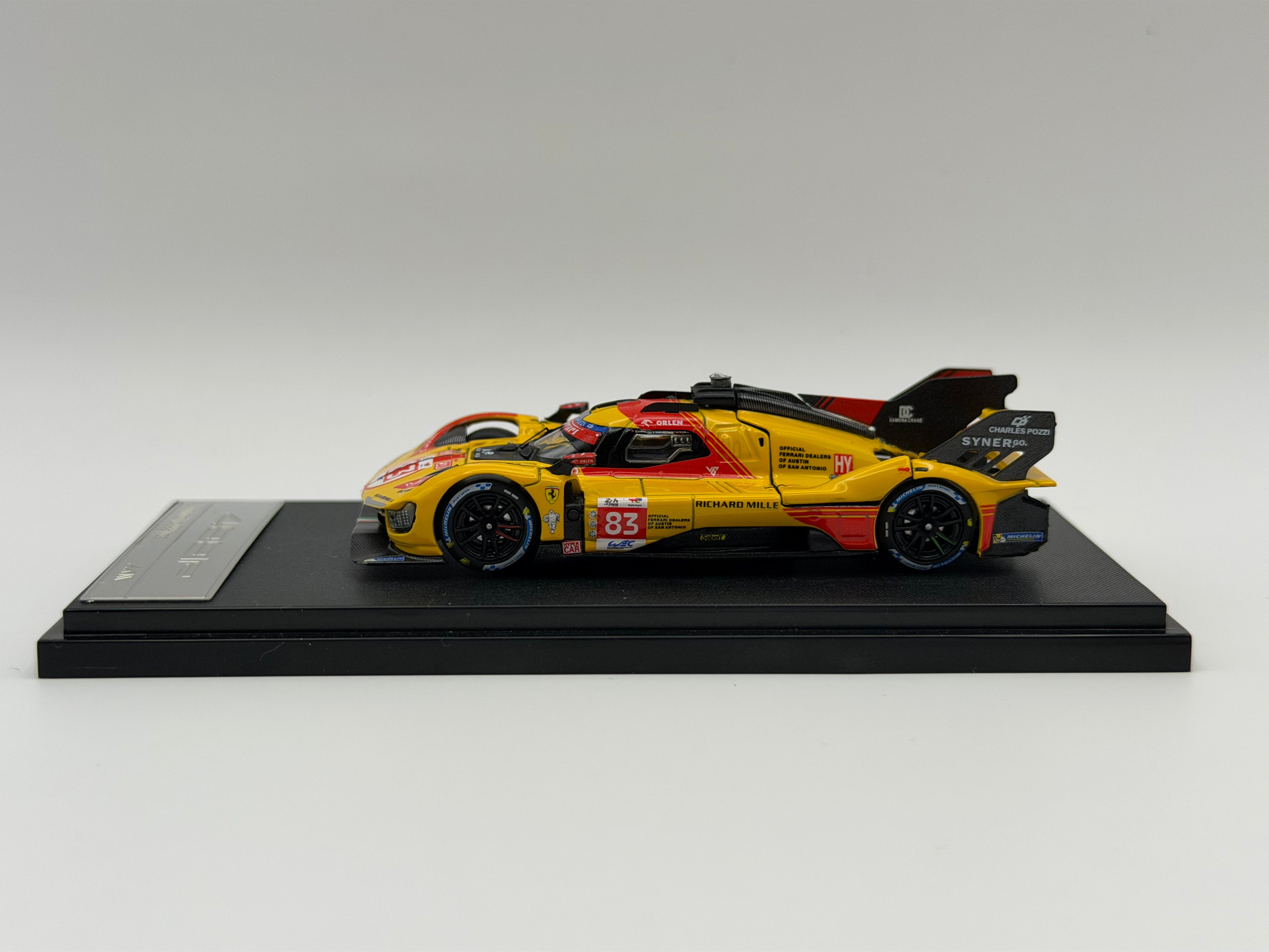 HKM 1:64 Fe 499P Le Mans(#51/#50/83)Open Hood Diecast