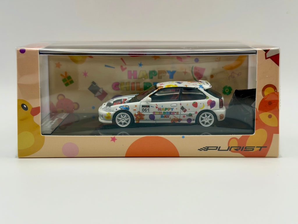 MOTORHELIX 1/64 Honda Civic TYPE R (EK9) Children‘s Day Limited Edition