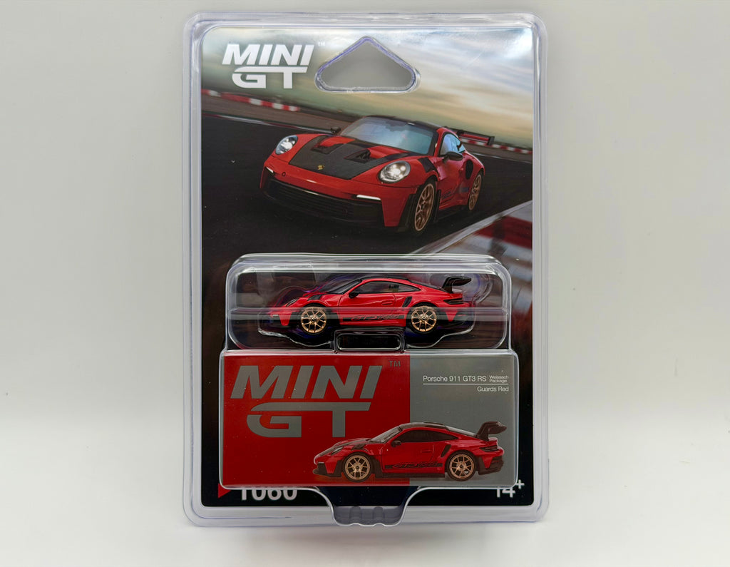 Mini GT 1:64 Porsche 911 (992) GT3 RS Weissach Package – Guards Red #1060