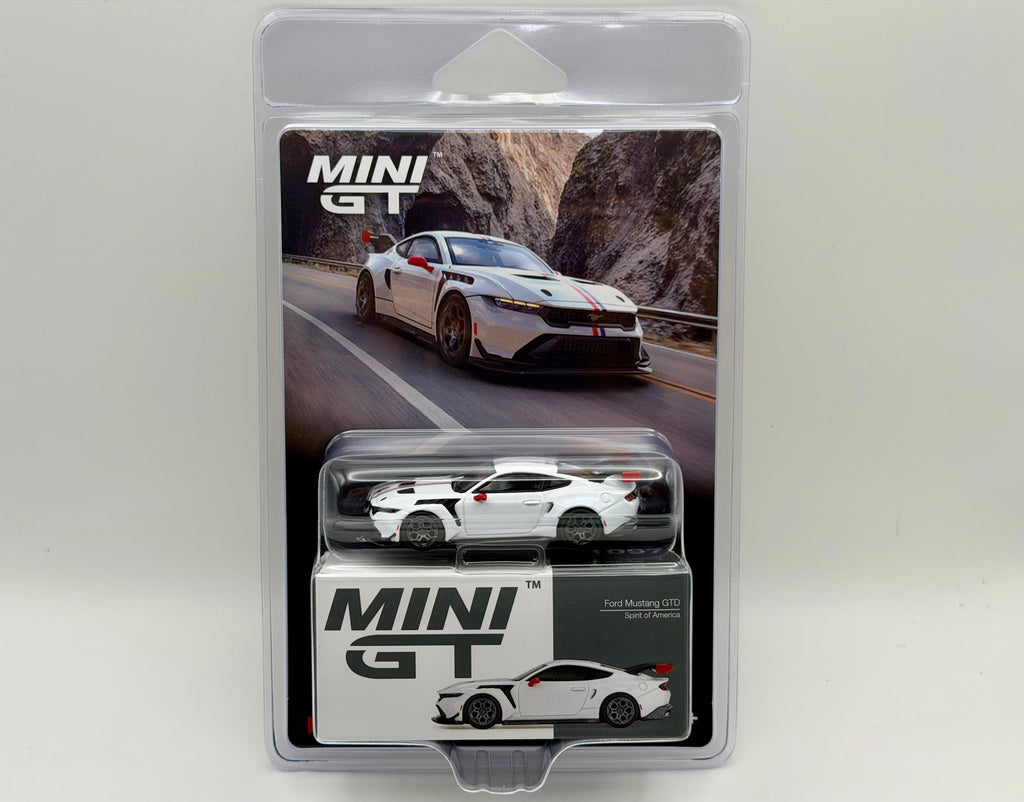 Mini GT 1:64 Ford Mustang GTD Spirit of America – White #1097