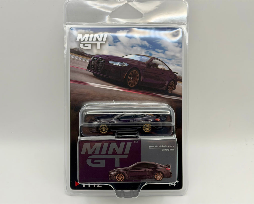 Mini GT 1:64 BMW M4 M-Performance (G82) – Daytona Violet #1112